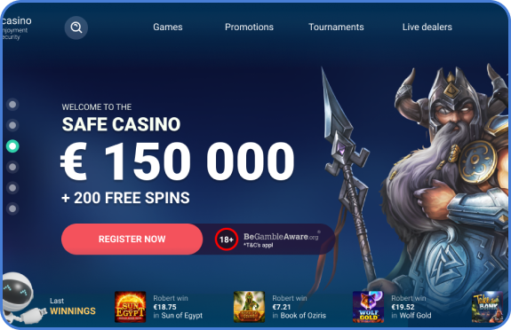 Safecasino Live casino games
