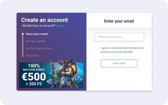 Safecasino Registration step 5